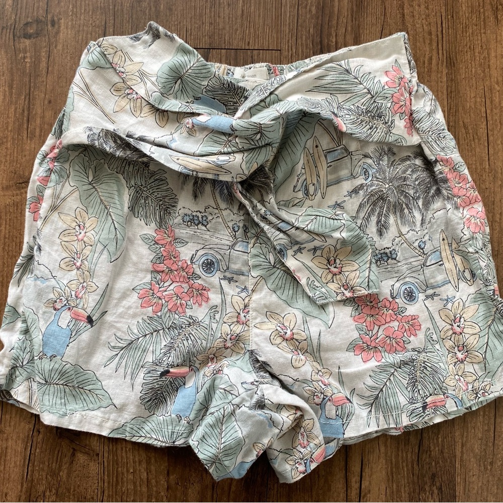 C&C California // Linen Shorts // XS